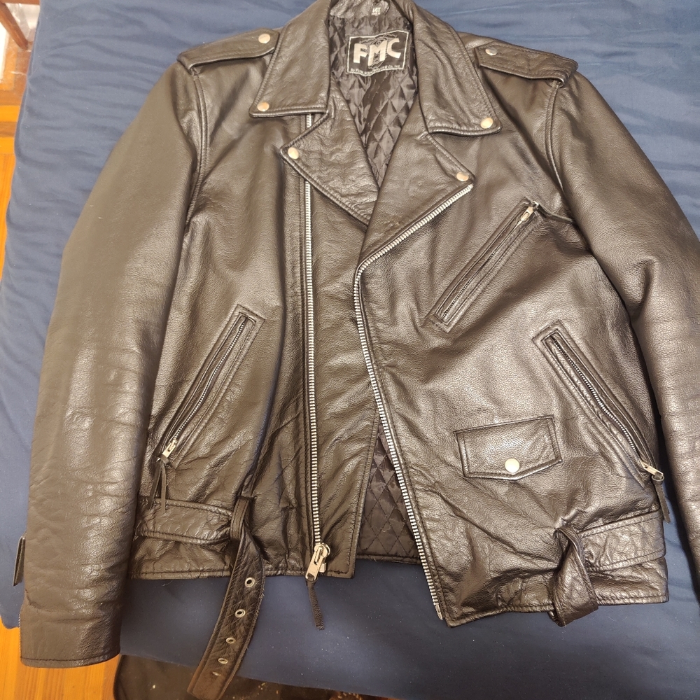 FMC Leather Motorcycle/Biker Jacket!